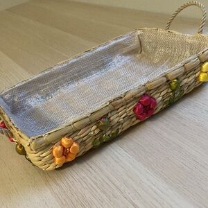 Handcrafted Woven Casserole Basket with Handles, 8x13 Pyrex